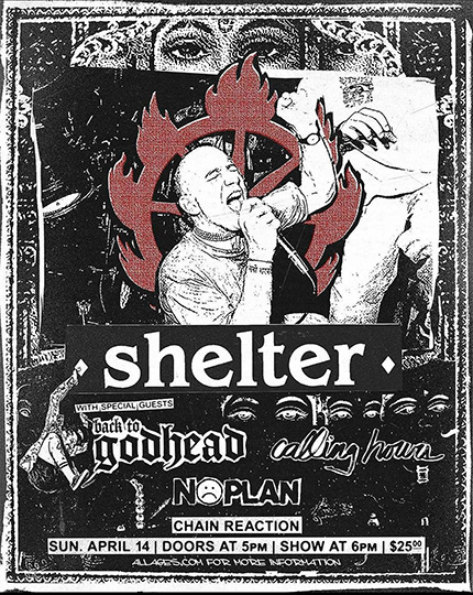 Shelter Chain Reaction flyer